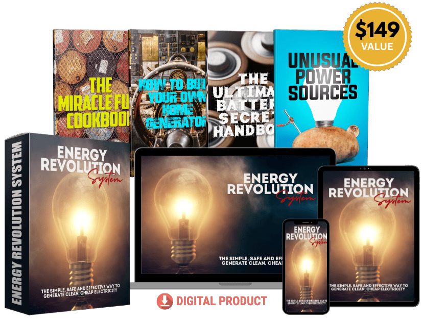 Energy Revolution System product covers published by the producer